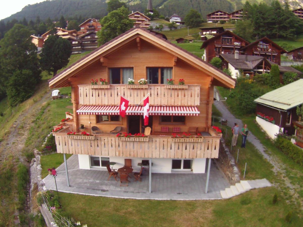Chalet Canadian Corner Wengen Exterior foto